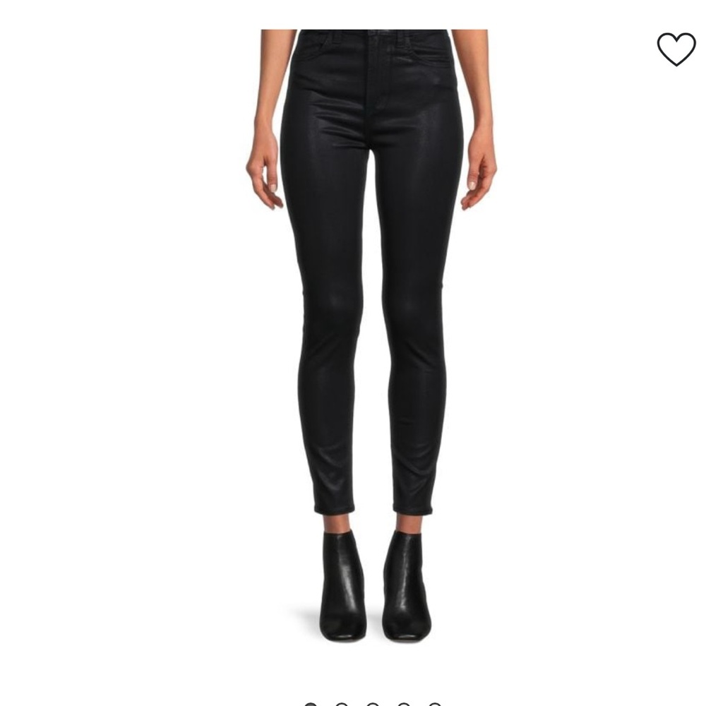 Black Skinny coated Joes Jeans